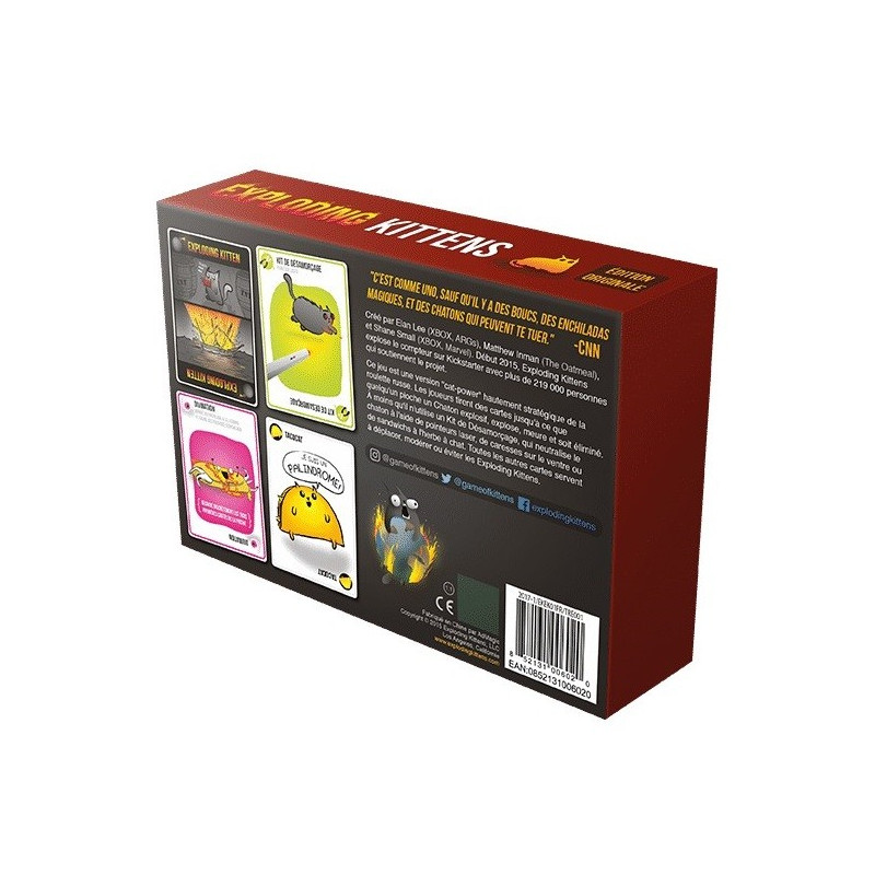 jeu : Exploding Kittens
éditeur : Exploding Kittens
version française