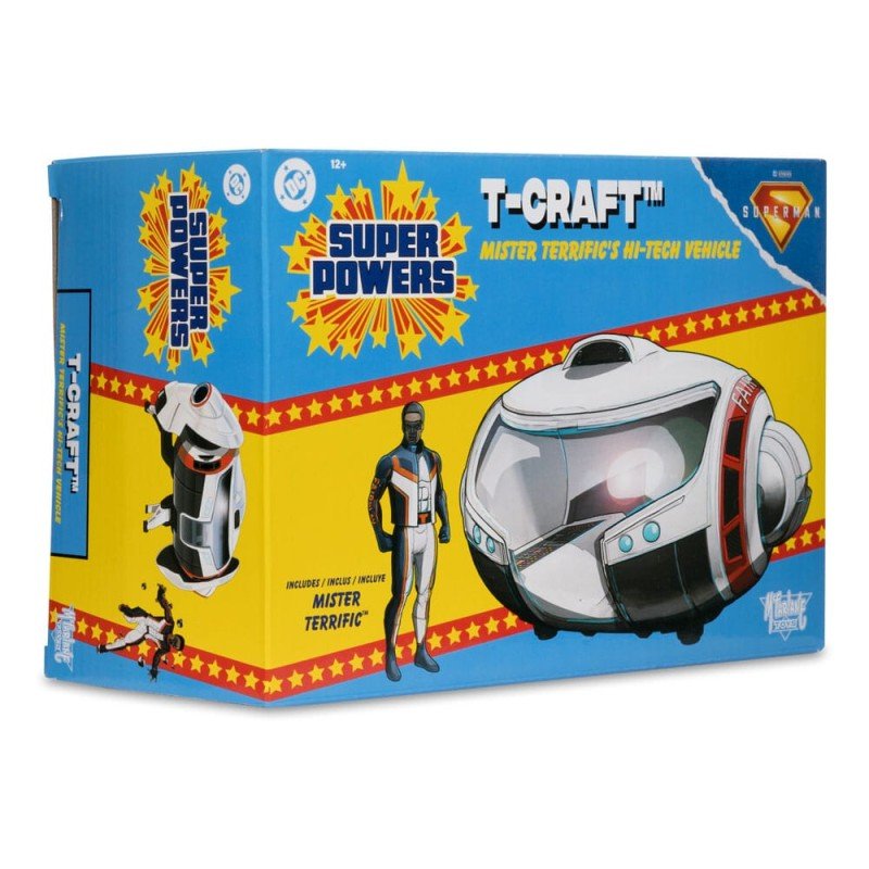 Superman (2025) DC Direct figurine avec véhicule Super Powers Mr. Terrific & T-Craft | 0787926174922