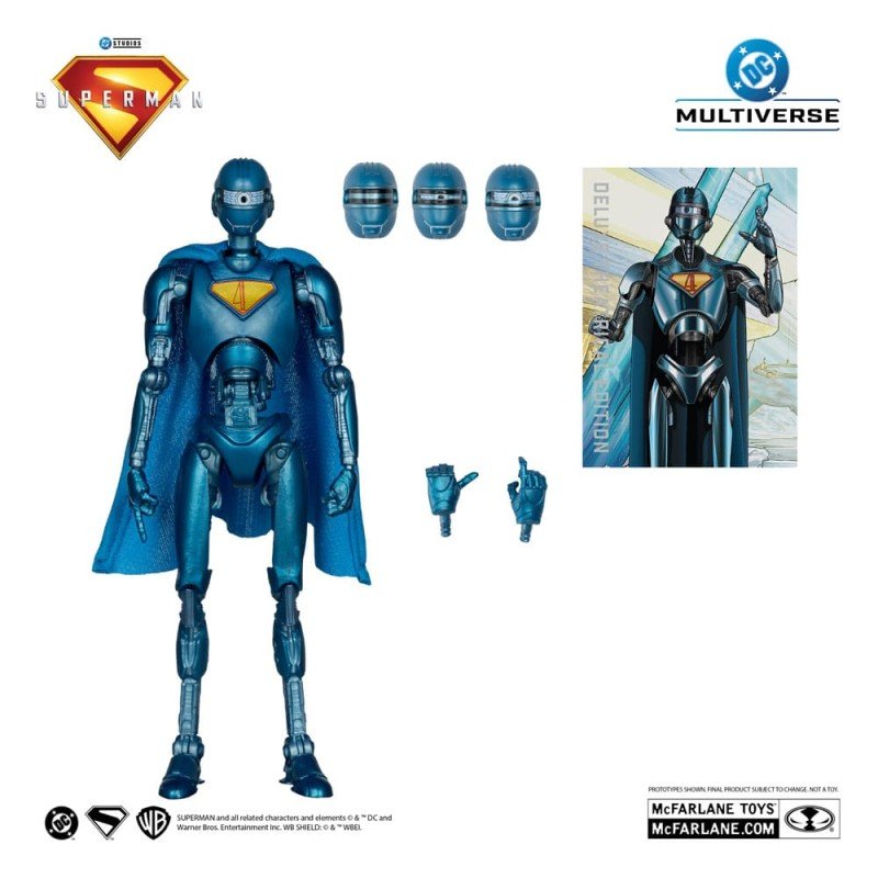 Superman (2025) DC Multiverse figurine Deluxe Superman Robot (Red Platinum Edition) 18 cm | 0787926175721