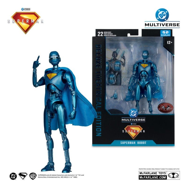 Superman (2025) DC Multiverse figurine Deluxe Superman Robot (Red Platinum Edition) 18 cm | 0787926175721