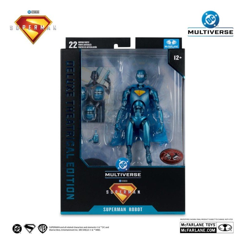 Superman (2025) DC Multiverse figurine Deluxe Superman Robot (Red Platinum Edition) 18 cm | 0787926175721