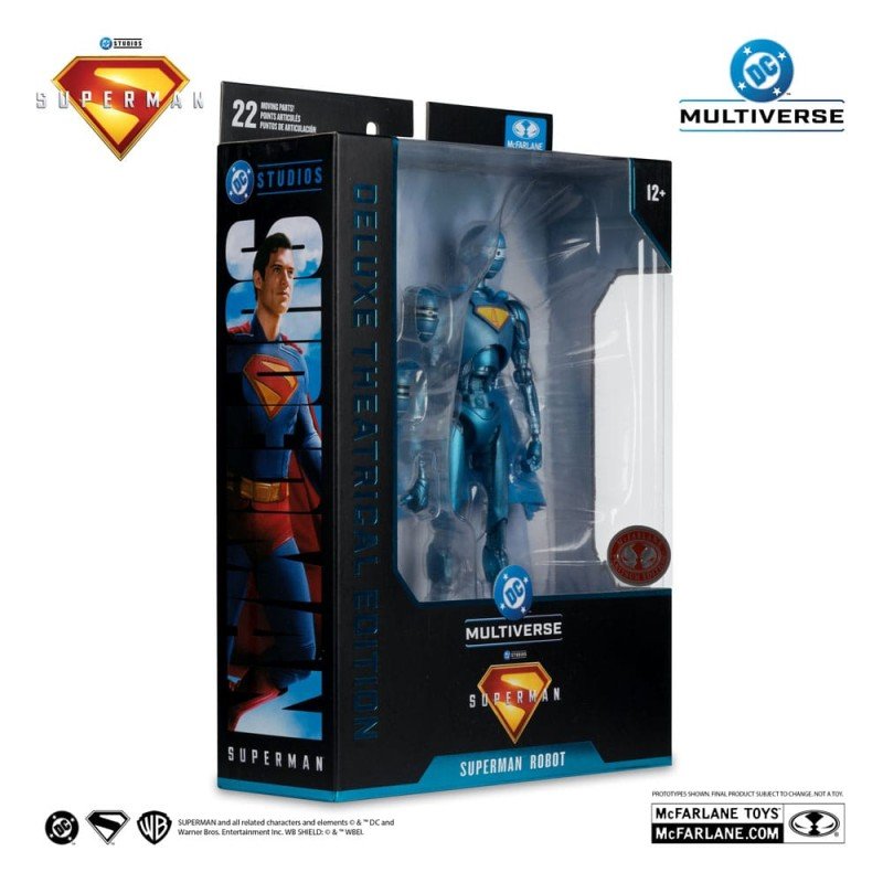 Superman (2025) DC Multiverse figurine Deluxe Superman Robot (Red Platinum Edition) 18 cm | 0787926175721