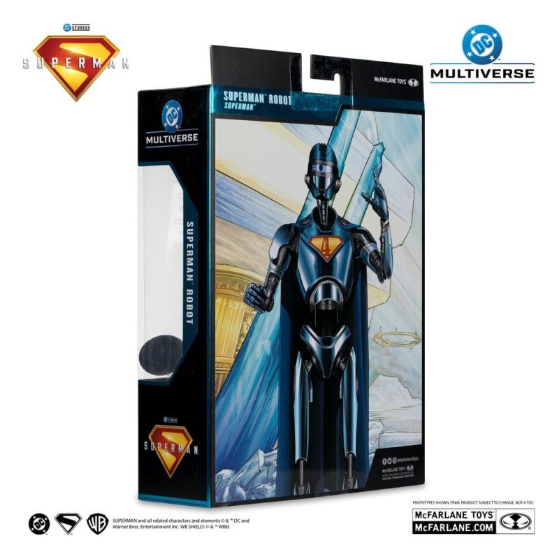 Superman (2025) DC Multiverse figurine Deluxe Superman Robot (Red Platinum Edition) 18 cm | 0787926175721