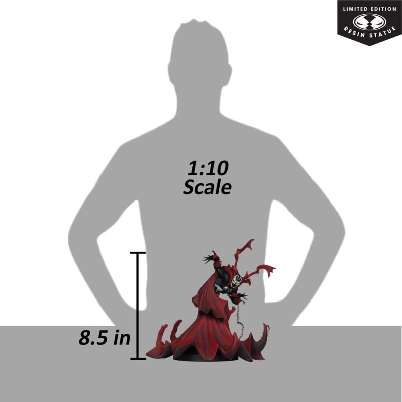 Spawn statuette 1/10 Spawn Inspired by the Art of Greg Capullo (Black White & Red All Over) 21 cm | 0787926903034