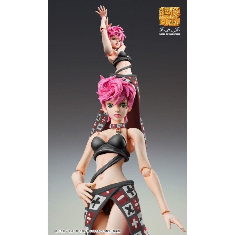 JoJo's Bizarre Adventure Part 5 figurine Super Action Chozokado Trish Una Black Ver. 15 cm | 4570188463998
