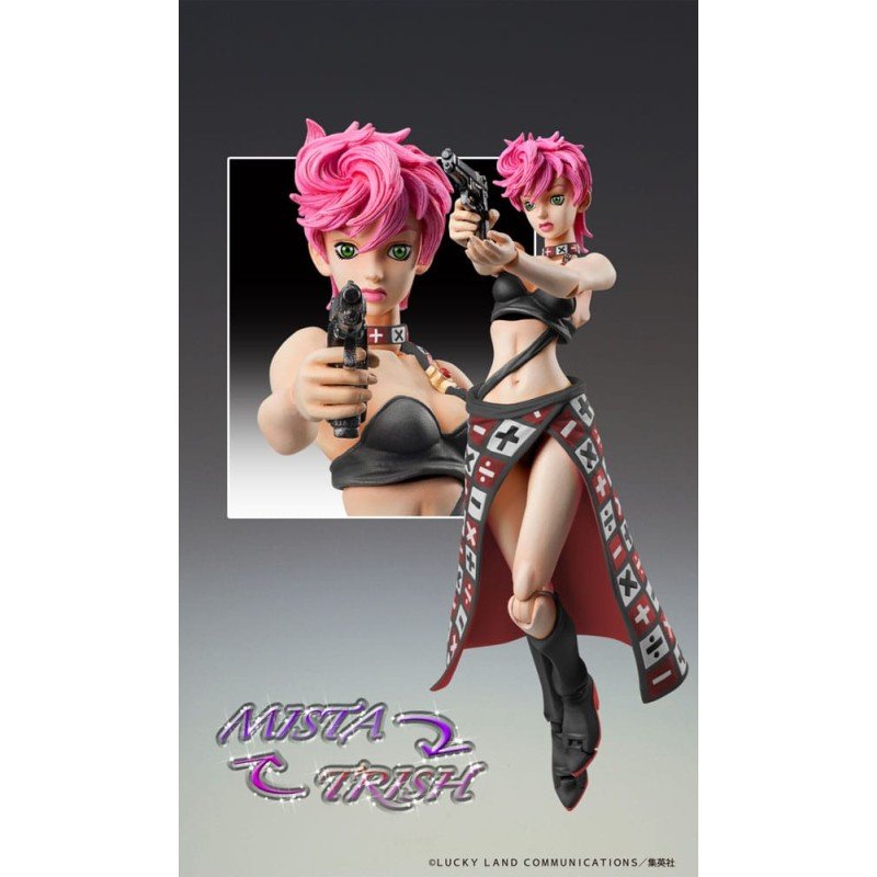 JoJo's Bizarre Adventure Part 5 figurine Super Action Chozokado Trish Una Black Ver. 15 cm | 4570188463998
