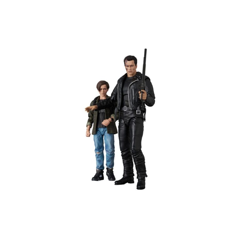 Terminator 2 figurine MAFEX T-800 (T2 Ver.) & John Connor 16 cm | 4530956472805