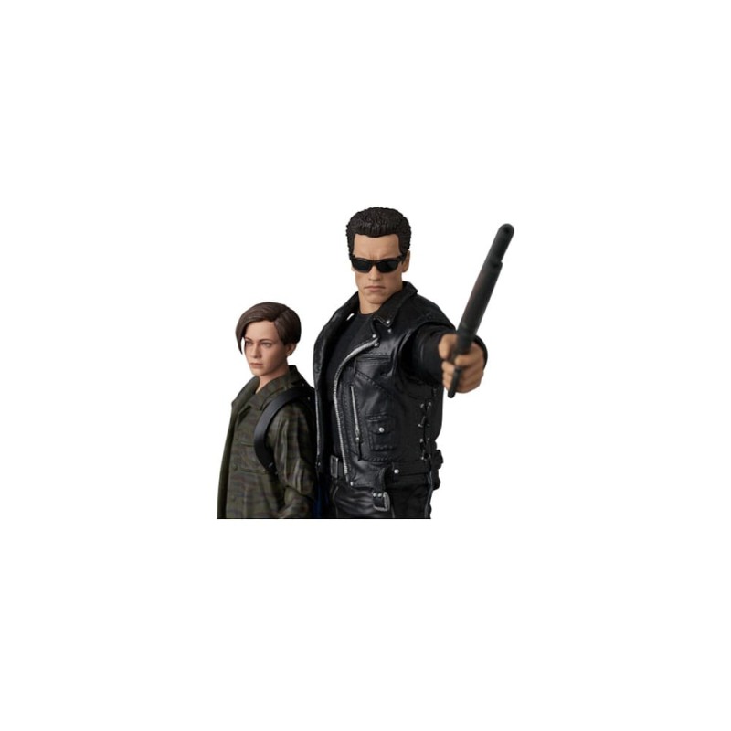 Terminator 2 figurine MAFEX T-800 (T2 Ver.) & John Connor 16 cm | 4530956472805