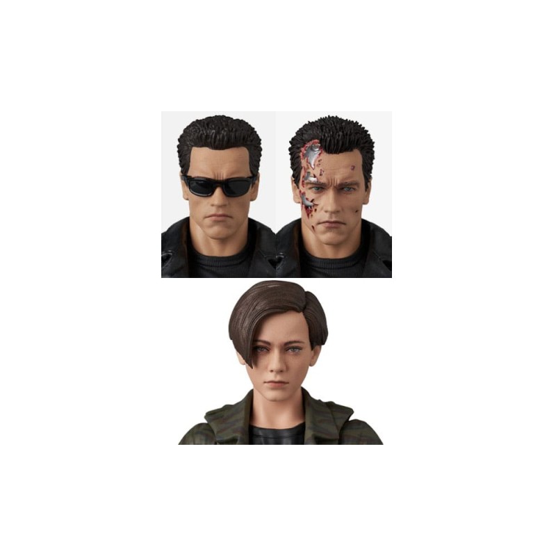 Terminator 2 figurine MAFEX T-800 (T2 Ver.) & John Connor 16 cm | 4530956472805