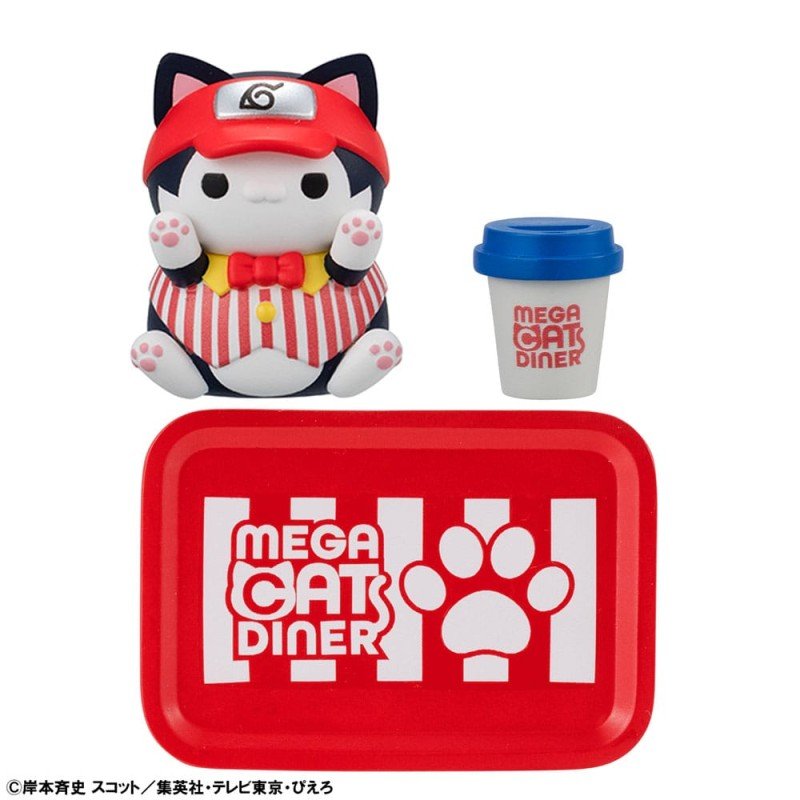Naruto Shippuden Mega Cat Project Nyaruto! assortiment trading figures Mega Cat Diner 3 cm (6) | 4535123843570