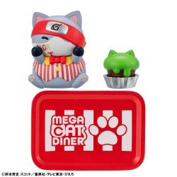 Naruto Shippuden Mega Cat Project Nyaruto! assortiment trading figures Mega Cat Diner 3 cm (6) | 4535123843570