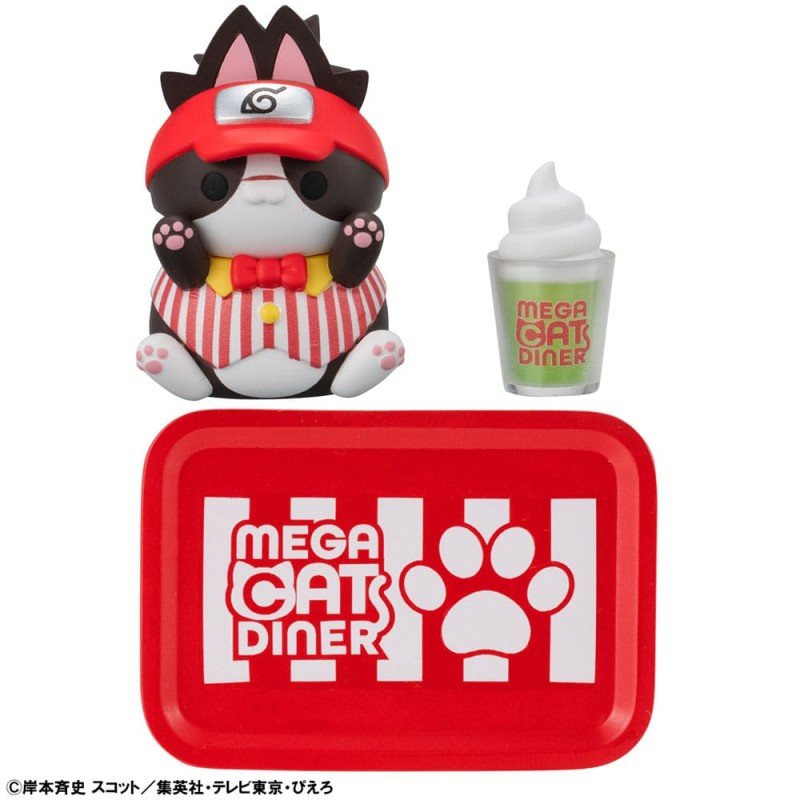 Naruto Shippuden Mega Cat Project Nyaruto! assortiment trading figures Mega Cat Diner 3 cm (6) | 4535123843570