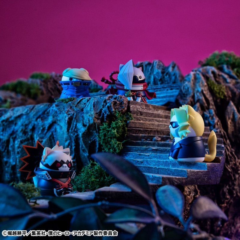 My Hero Academia Mega Cat Project assortiment trading figures Heroaca Cats No.02 3 cm (8) | 4535123844454