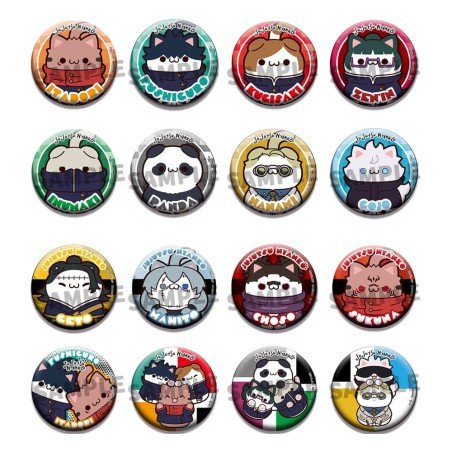 Jujutsu Kaisen Mega Cat Project Enamel Pins Jujutsu Cats 5 cm Assortment (16) | 4535123844829