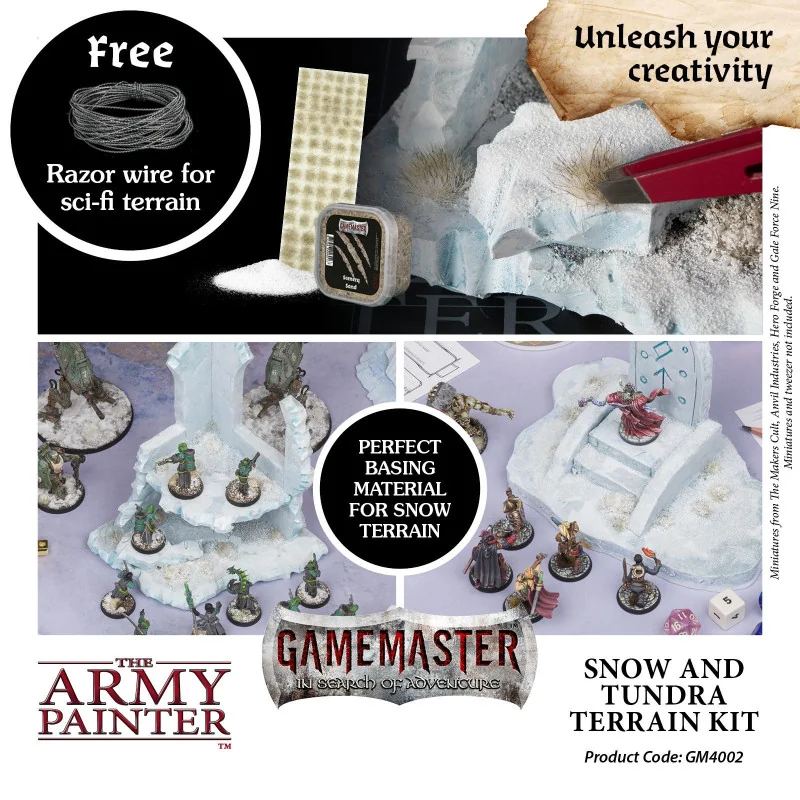 The Army Painter - Accessoire - GameMaster: Sneeuw & Toendra Terrein Kit | 5713799400290