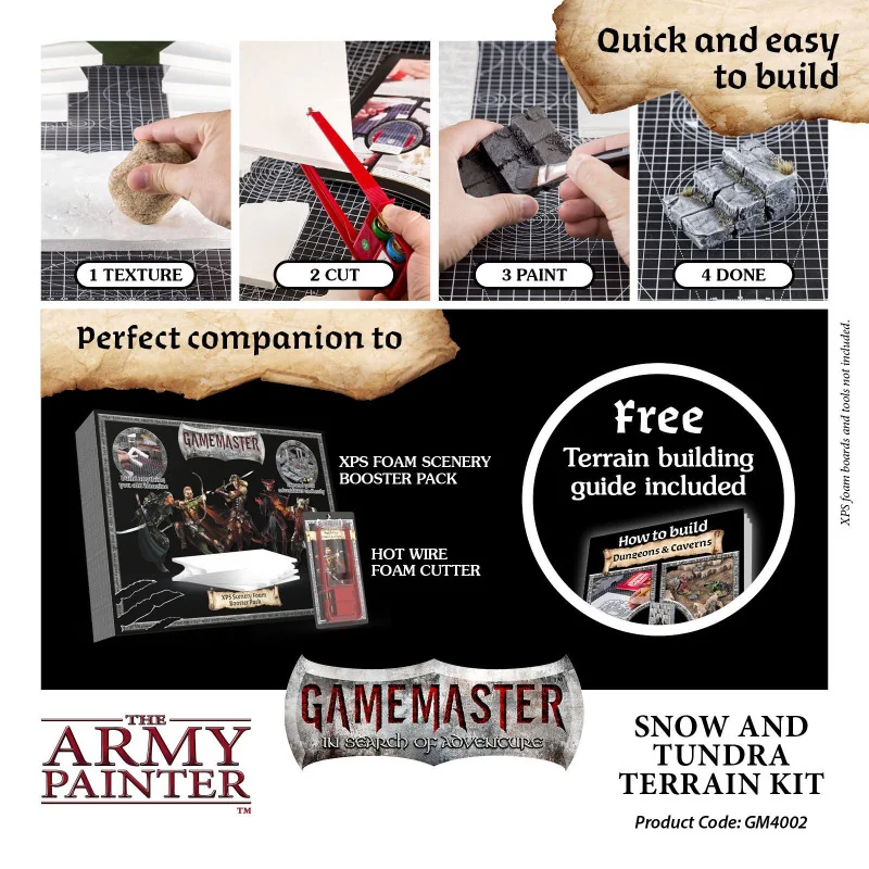 The Army Painter - Accessory - GameMaster: Snow & Tundra Terrain Kit | 5713799400290