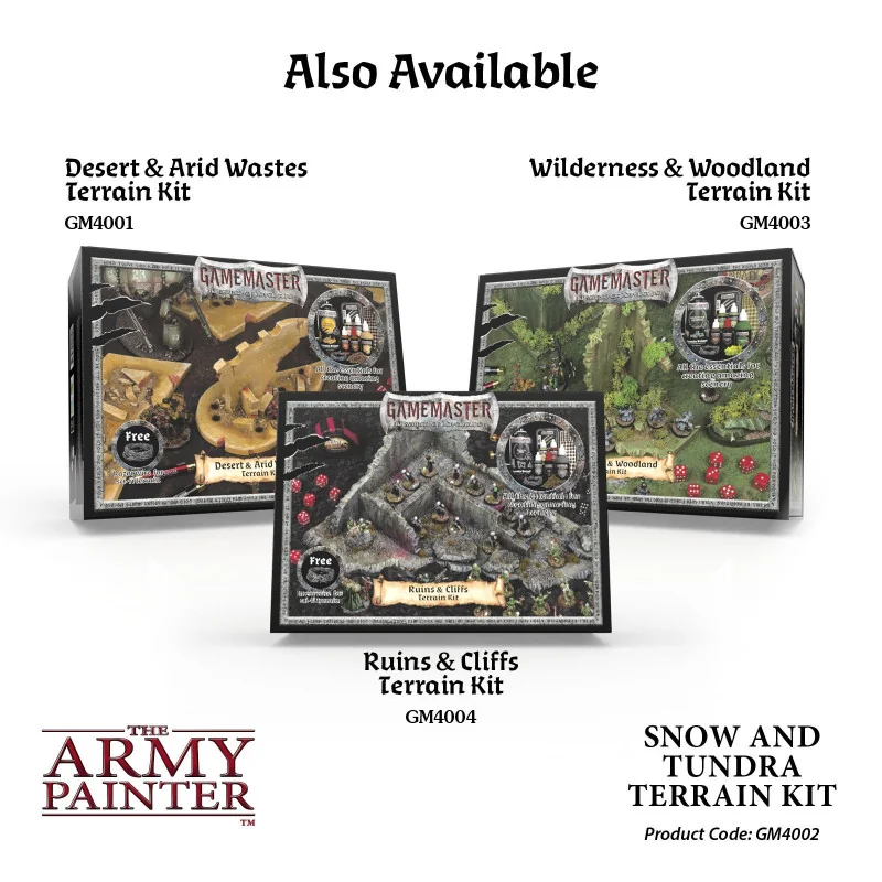 The Army Painter - Accessory - GameMaster: Snow & Tundra Terrain Kit | 5713799400290