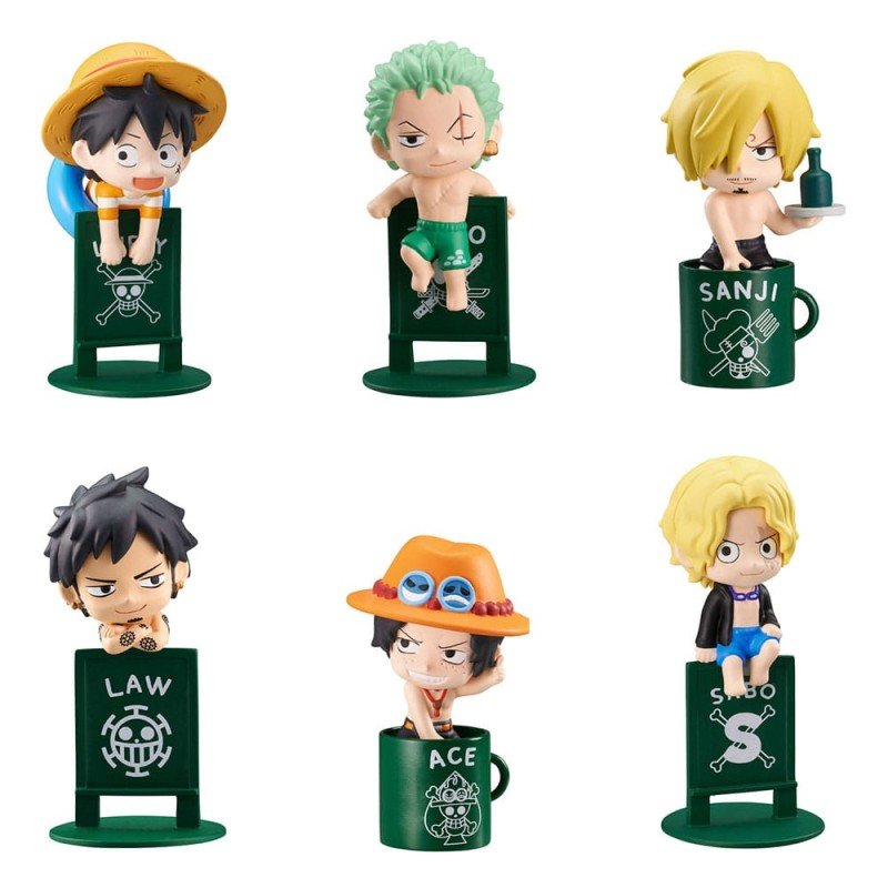 One Piece Ochatomo Series assortiment trading figures Pirates´ Vacance 4 cm (8) | 4535123845291