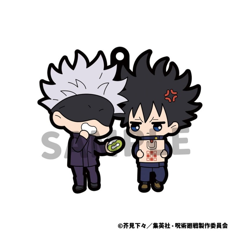 Jujutsu Kaisen assortiment charms caoutchouc 6 cm Buddy Collection (6) | 4535123845307