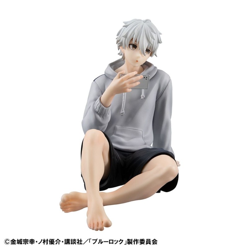 Blue Lock G.E.M. Series statuette PVC Seishiro Nagi Repaint Ver. Palm Size 9 cm | 4535123845321
