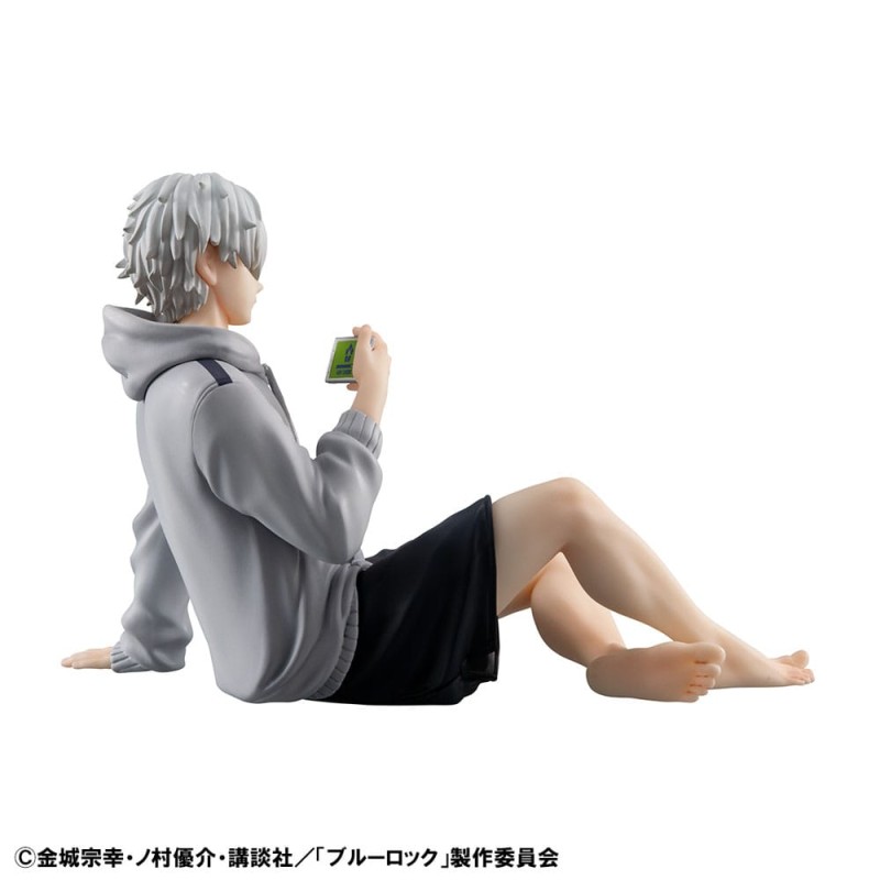 Blue Lock G.E.M. Series statuette PVC Seishiro Nagi Repaint Ver. Palm Size 9 cm | 4535123845321