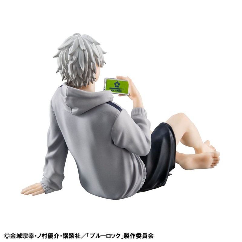 Blue Lock G.E.M. Series statuette PVC Seishiro Nagi Repaint Ver. Palm Size 9 cm | 4535123845321