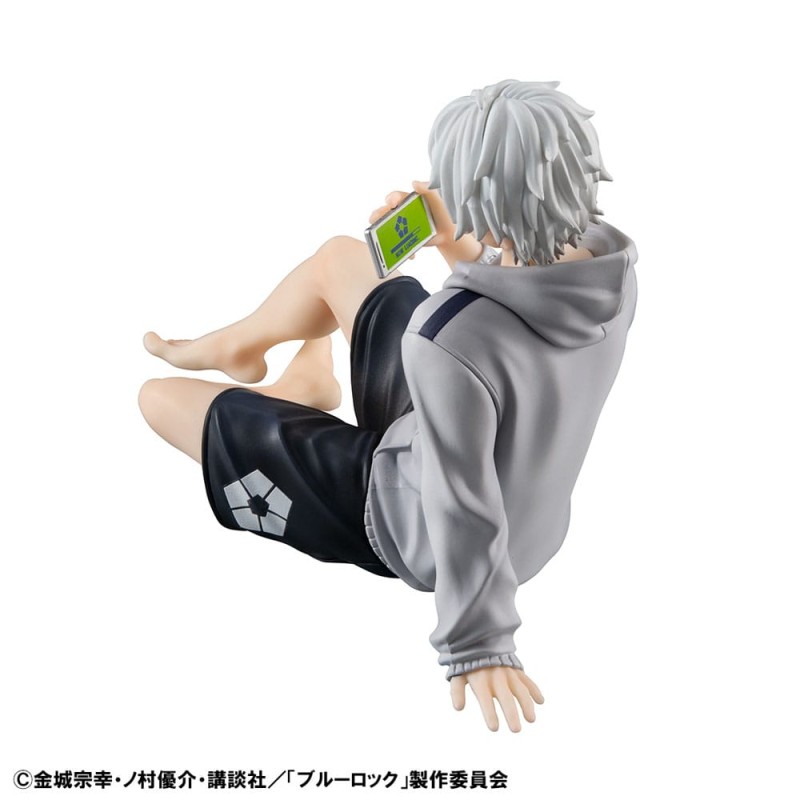 Blue Lock G.E.M. Series statuette PVC Seishiro Nagi Repaint Ver. Palm Size 9 cm | 4535123845321