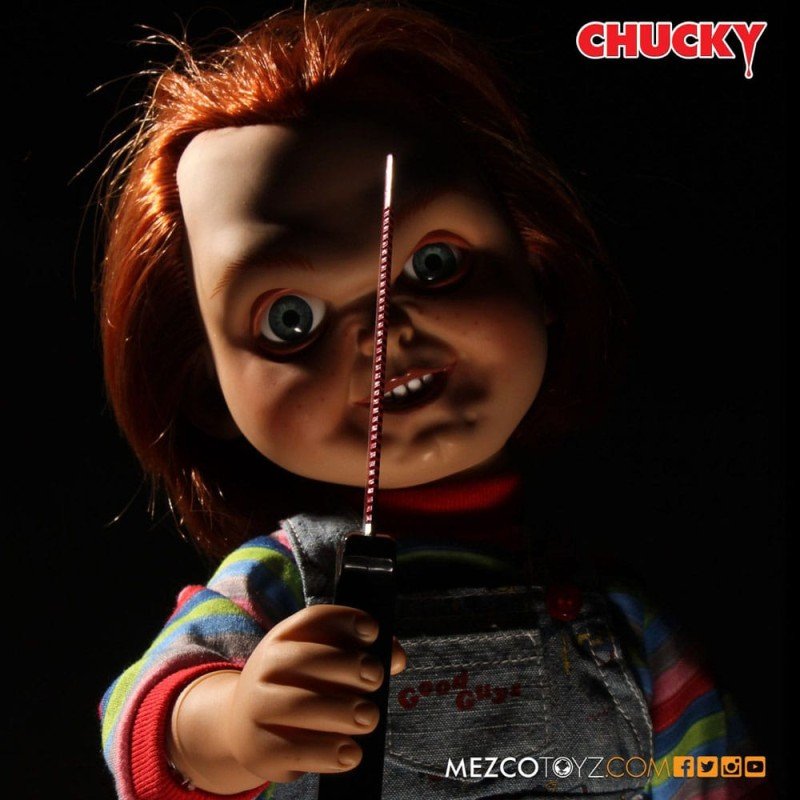 Chucky Jeu d´enfant poupée sonore Sneering Chucky 38 cm | 0696198780023