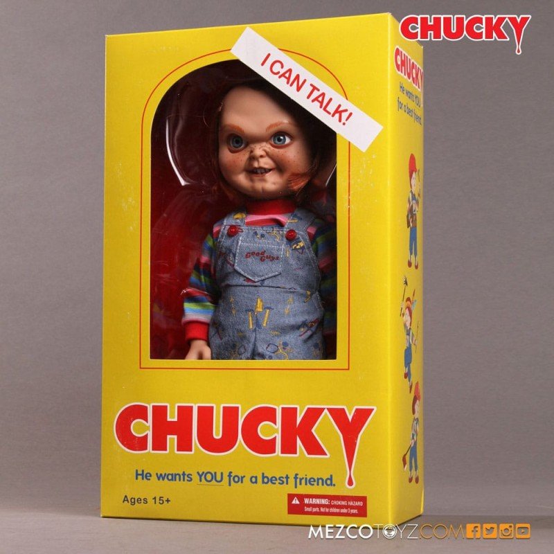 Chucky Jeu d´enfant poupée sonore Sneering Chucky 38 cm | 0696198780023