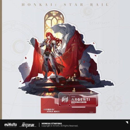 Honkai: Star Rail figurine acrylique Path of the Erudition Series Argenti 22 cm | 6976525003540