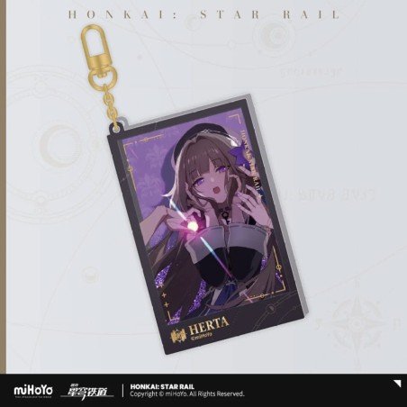 Honkai: Star Rail porte-clés Countdown Departure Series Herta Glitter 9 cm | 6976068148654