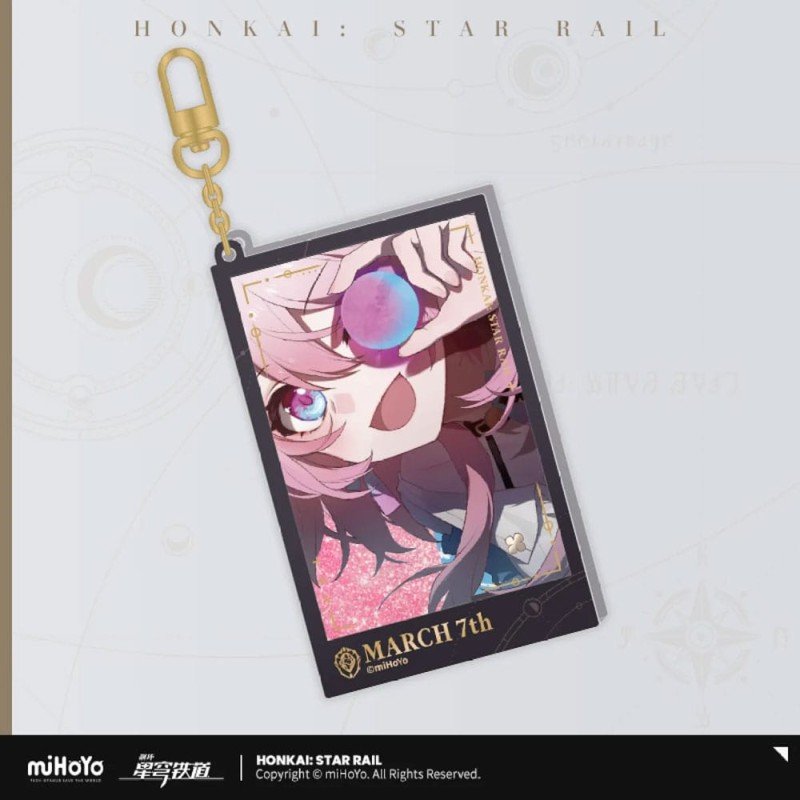 Honkai: Star Rail porte-clés Countdown Departure Series March 7th Glitter 9 cm | 6976068148708