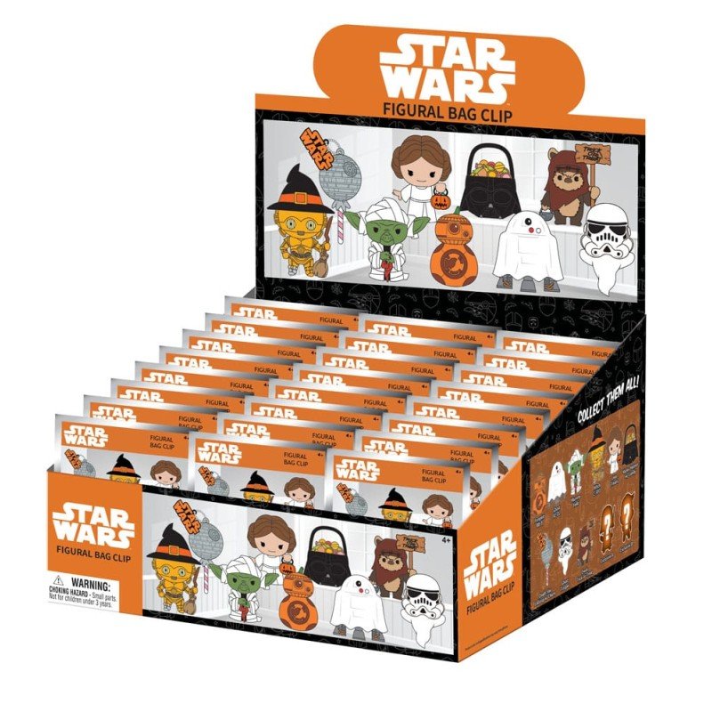 Star Wars présentoir porte-clés sac à dos 3D Halloween (24) | 0077764292255