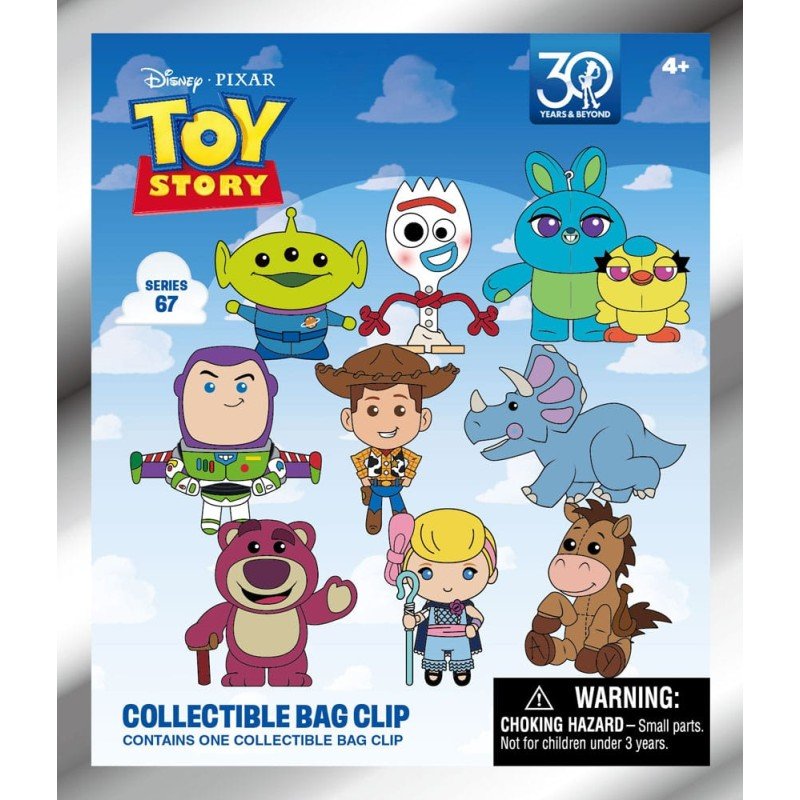 Toy Story présentoir porte-clés sac à dos 3D 30th Anniversary seriés 67 (24) | 0077764296758