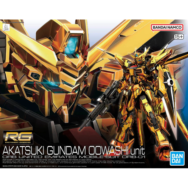Gundam - Model Kit RG 1/144 - Akatsuki Gundam 00Washi Unit | 4573102673961