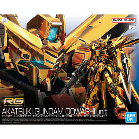 Gundam - Model Kit RG 1/144 - Akatsuki Gundam 00Washi Unit | 4573102673961