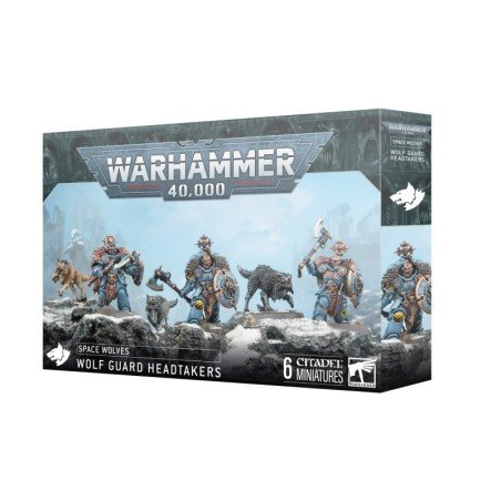 Warhammer 40,000 - Space Wolves : Wolf Guard Headtakers/Preneurs De Têtes Gardes Loups