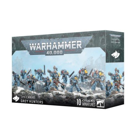 Warhammer 40,000 - Space Wolves : Grey Hunters/Chasseur Gris | 5011921244829