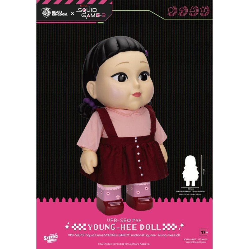Squid Game figurine tirelire Syaking Bang Young-Hee Doll Season 3 48 cm | 4711385261356