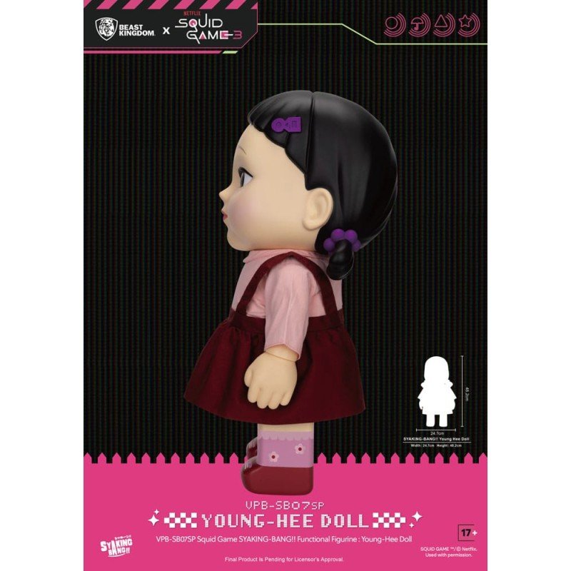 Squid Game figurine tirelire Syaking Bang Young-Hee Doll Season 3 48 cm | 4711385261356
