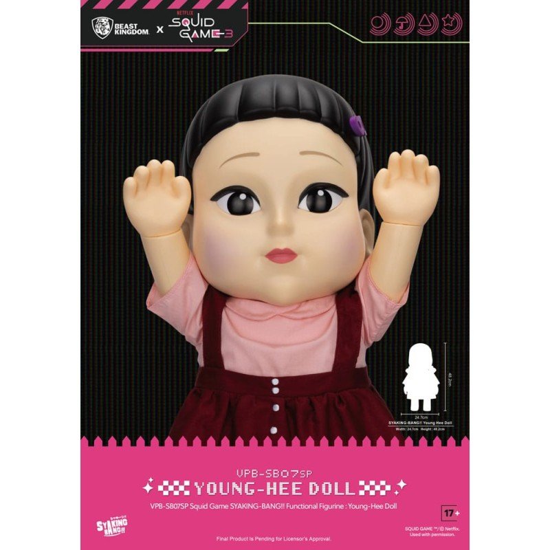 Squid Game figurine tirelire Syaking Bang Young-Hee Doll Season 3 48 cm | 4711385261356
