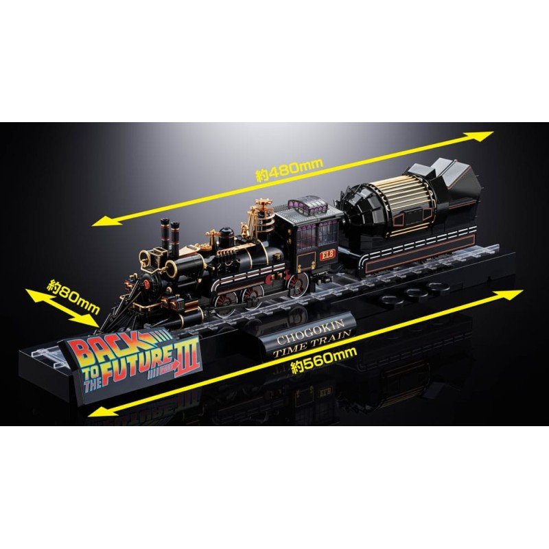 Back To The Future Chogokin Action Figure Time Train 52 cm | 4573102675897