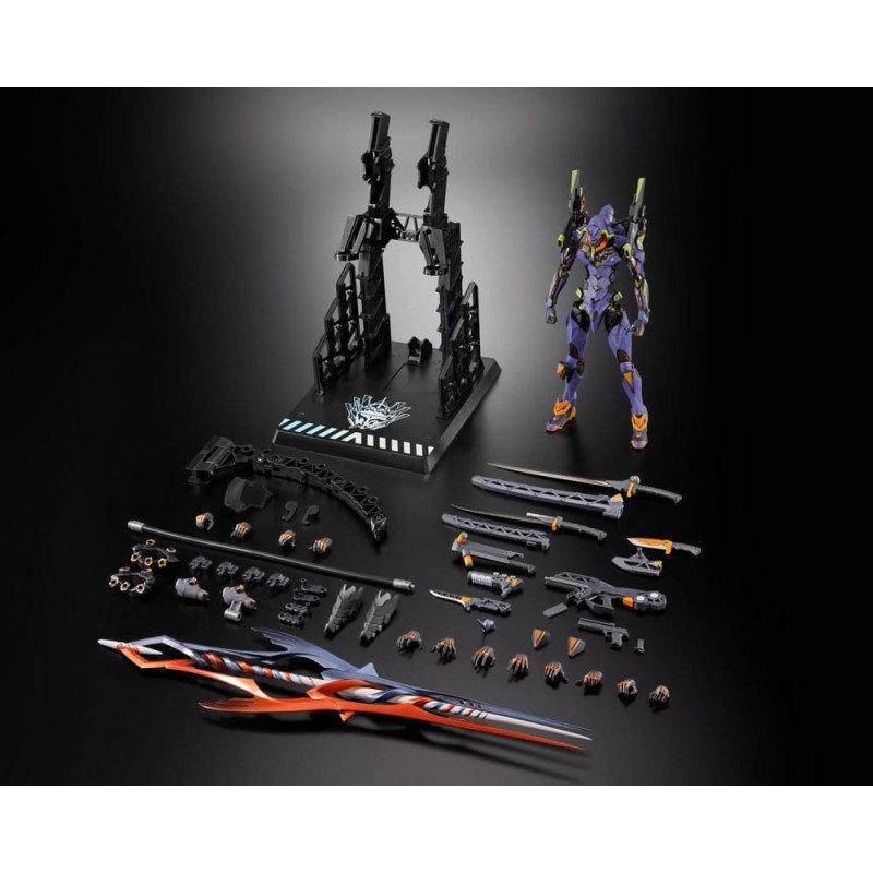 Neon Genesis Evangelion Metal Build Action Figure Eva Test Type-01 30th with the Spear of Gaius 22 cm | 4573102676337