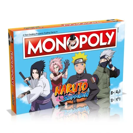 Spel: Monopoly Naruto Shippuden
Uitgever: Winning Moves
Engelse versie