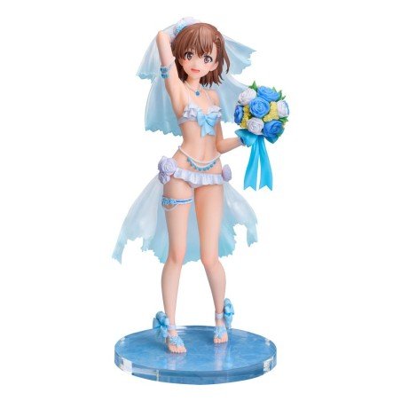 A Certain Scientific Railgun T statuette PVC 1/7 Mikoto Misaka Wedding Swimsuit Ver. 25 cm | 4595057570065