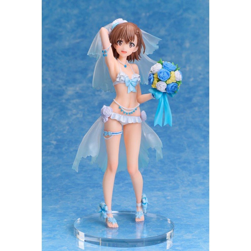 A Certain Scientific Railgun T statuette PVC 1/7 Mikoto Misaka Wedding Swimsuit Ver. 25 cm | 4595057570065