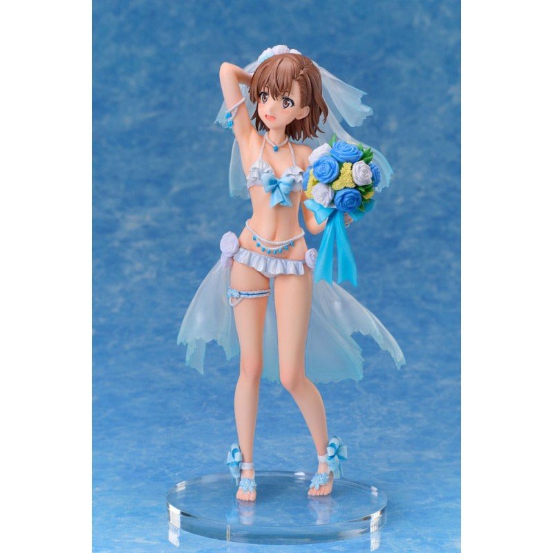 A Certain Scientific Railgun T statuette PVC 1/7 Mikoto Misaka Wedding Swimsuit Ver. 25 cm | 4595057570065