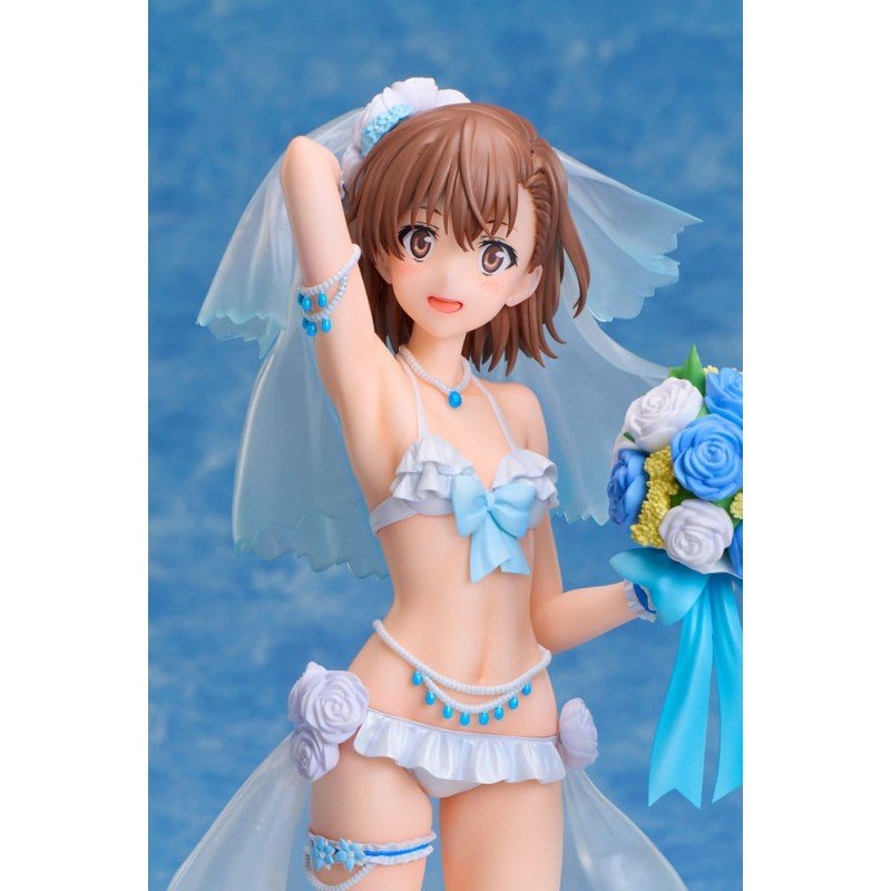 A Certain Scientific Railgun T statuette PVC 1/7 Mikoto Misaka Wedding Swimsuit Ver. 25 cm | 4595057570065