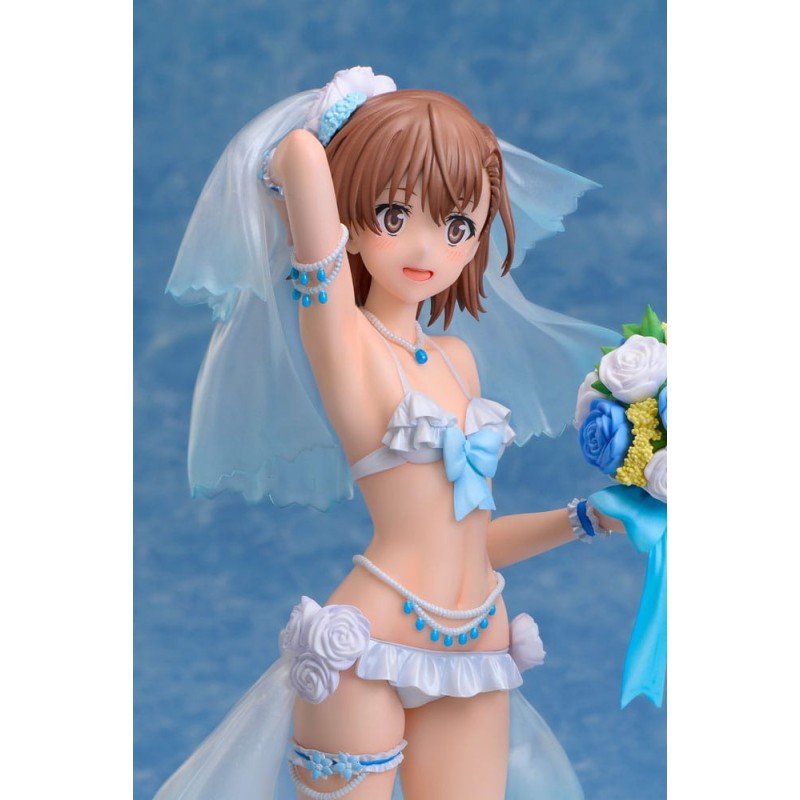 A Certain Scientific Railgun T statuette PVC 1/7 Mikoto Misaka Wedding Swimsuit Ver. 25 cm | 4595057570065
