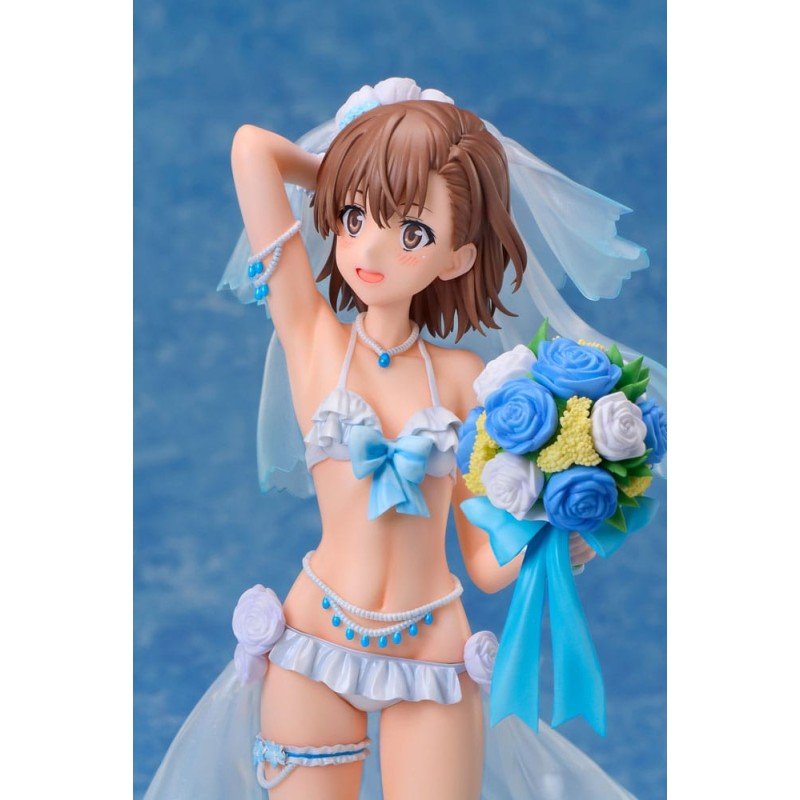 A Certain Scientific Railgun T statuette PVC 1/7 Mikoto Misaka Wedding Swimsuit Ver. 25 cm | 4595057570065